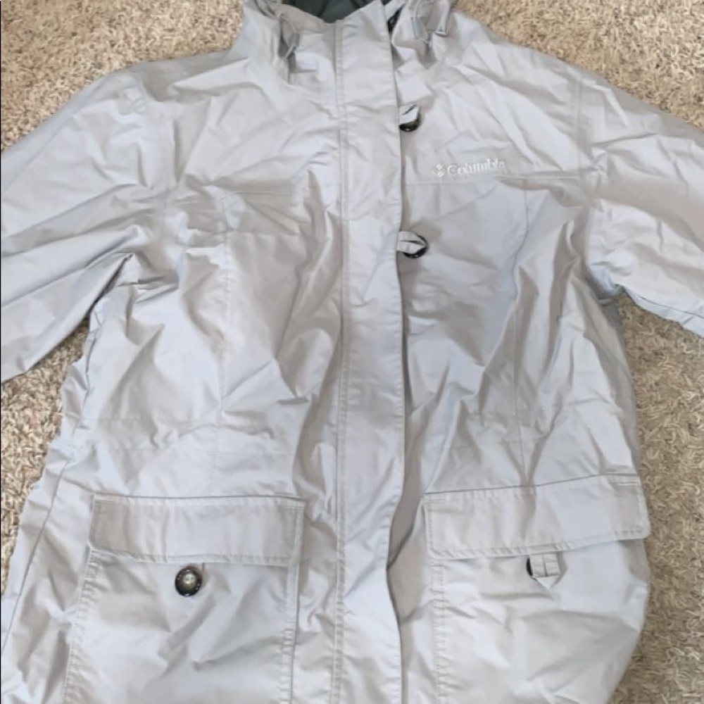 Columbia windbreaker/ button jacket